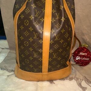 Luxury Brown Monogram Backpack